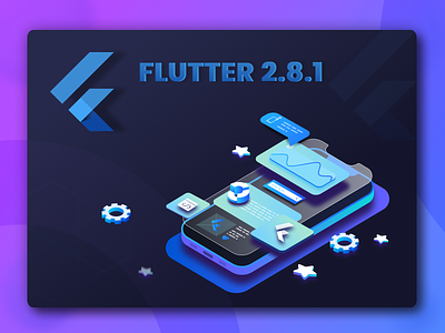 Latest version of Flutter android app application branding design flutter flutter2.8.1 illustration ios ios app latestfluttervesrison ui ux
