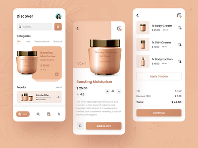 Skin Care Mobile App