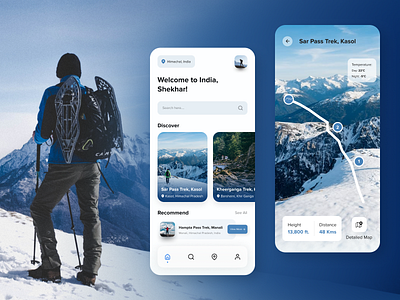 Trekking app development