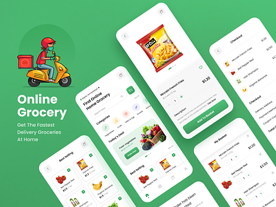Grocery Application android design grocery ios shopping ui ux