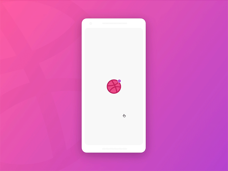 Hi, Dribbble! - Debut Shot adobexd animation color debut debut shot debutshot flat gif ui