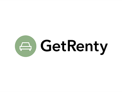 GetRenty - Logo Animation animation branding car car rental car sharing car sharing logo motion vehicle