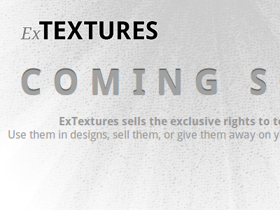 ExTextures - Coming Soon!