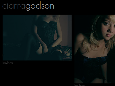 Ciarra Godson Photography - Gallery Page ciarra godson coming soon minimalist photography side scroller