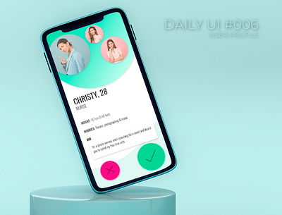 Daily UI #006 - User Profile adobe xd daily ui 006 dailyui dailyuichallenge design ui ux user profile