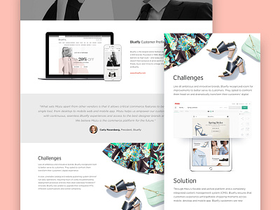 Living Case Study apparel clothes customer design fashion landing page layout marketing retail website
