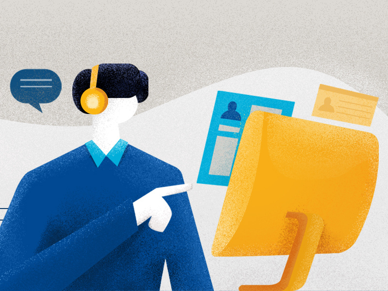 Chat dribbble color freshworks blue online computer engagement support chat vector customer social design style illustration