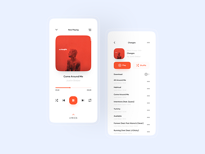 Streaming Music App dailyui design mobile design music music app music player streaming app streaming music uidesign uiux