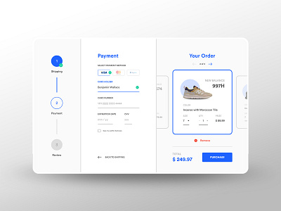 Daily UI #002 - Credit Card Checkout