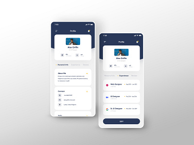 Daily UI #006 - User Profile by Muhammad Farhan Fauzan on Dribbble