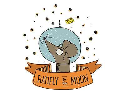 Ratifly to the Moon
