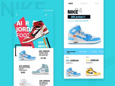 Shoes air app design nike shoes ui ux