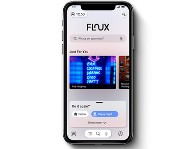 Flux UI Design android app cab car design ios journey planner ui ux
