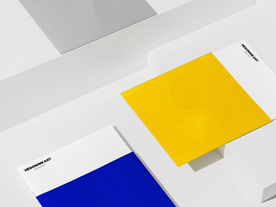 Branding for Hedonism Art brand branding business cards folder identity interior letterhead logo logotype luxury minimal minimalism