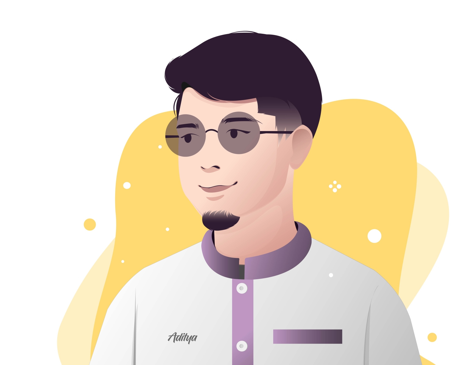 flat-art-character-me-in-minimalist-by-kiki-aditya-on-dribbble