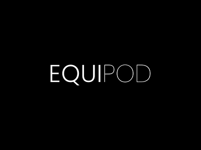 EquiPod - Logo animation animation branding design logo minimal splashscreen typography ui ux vector