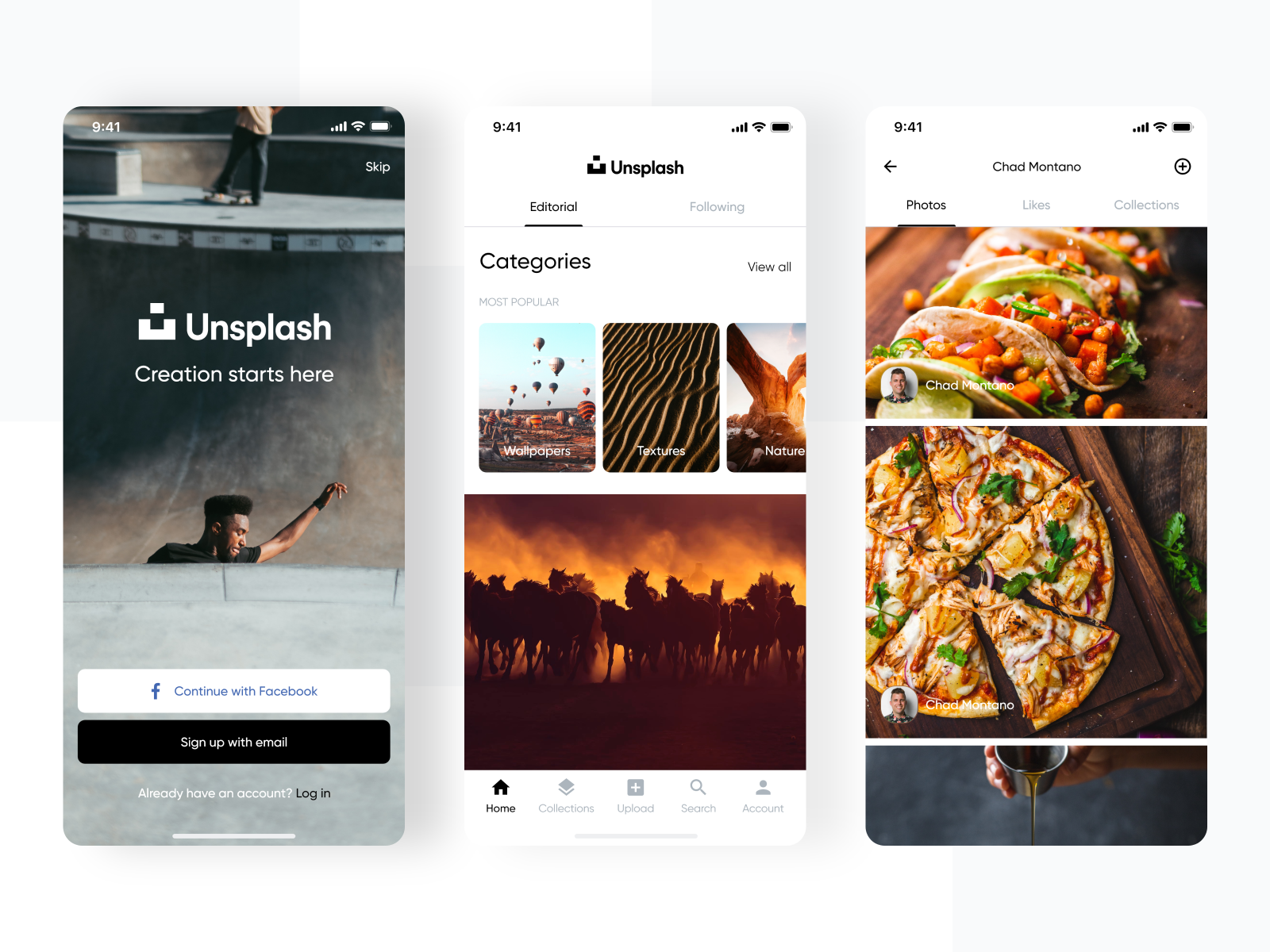 Unsplash | App Design Concept By Bartosz Piekarz On Dribbble