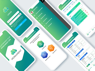 Mounument - Healthcare Mobile App userinterfacedesign ux visual design