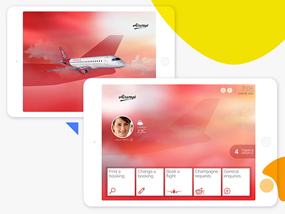 Airways ipad app userinterfacedesign ux visual design