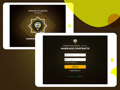 Ministry Of Justice ipad app ux visual design