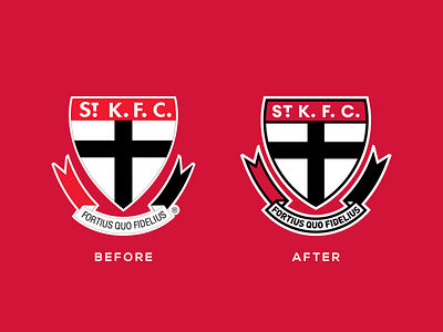 St Kilda FC Concept australia australian branding club crest cross football logo saints shield sport