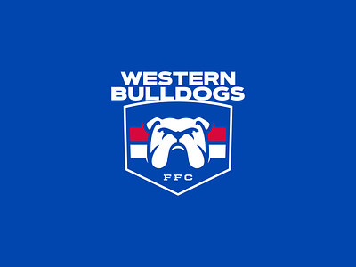 Western Bulldogs FC Concept afl australia branding bulldog club crest dog football footscray logo melbourne shield sport west western