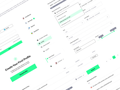 UI Kit for Economic Development System