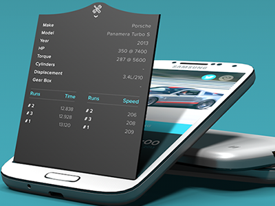 Race The Runway App - Showcase android cars cool design iphone mobile navigation race smooth ui ux