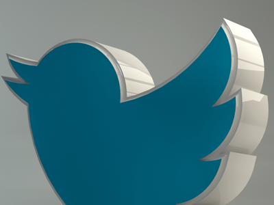 Tweet! 3d clean cool icon photoshop reflections twitter