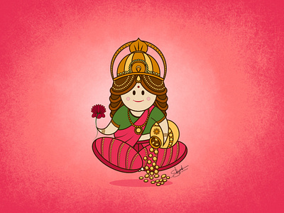 Lakshmi Maa illustration