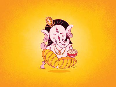 Lord Ganesha Illustration