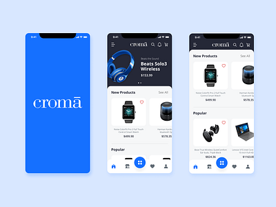 Croma Online Store design figma product design ui ui ux ux