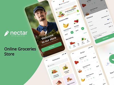 Online Groceries Store Mobile Application