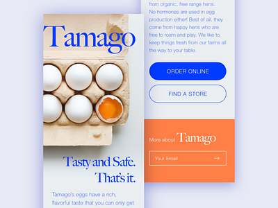 Landing Page - Daily UI #003 app dailyui design minimal typography ui web website