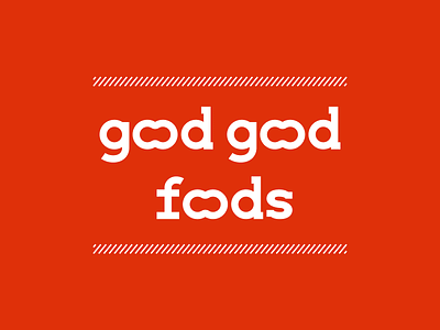 good good foods - Logo branding design graphic design logo minimal