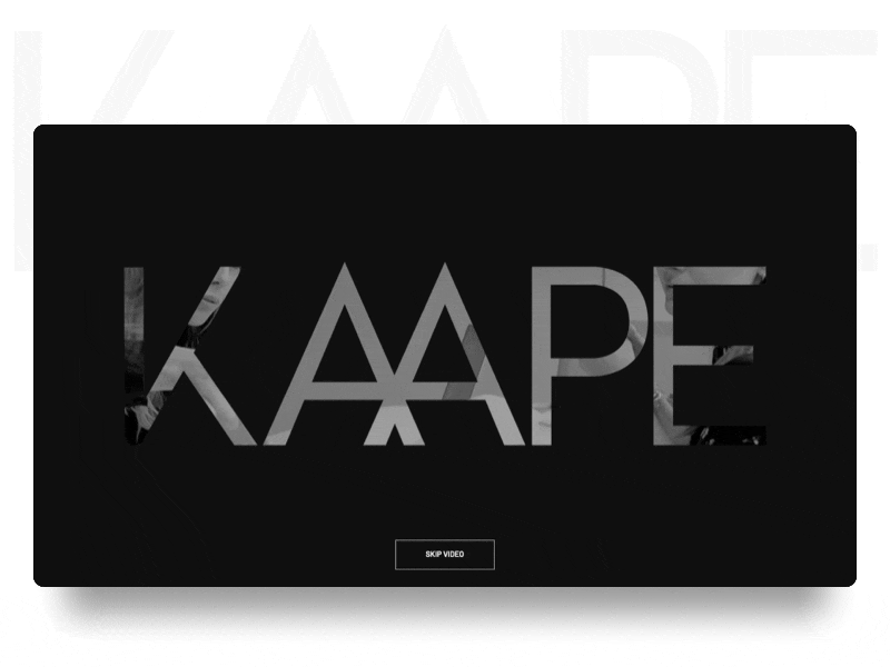 STUDIO KAAPE. Part 1 animation architecture architecture website design interior logo ui ux web website