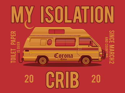 Covid 19 2020 car corona coronavirus covid19 crib design illustration illustrator isolation poster quarantine road stay safe stayhome van vector vehicle