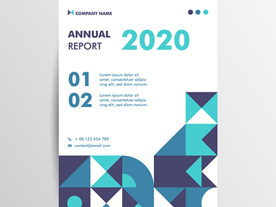 Geometry pattern annual report deaign annual report branding brochure business bussines card design flyer geometry template