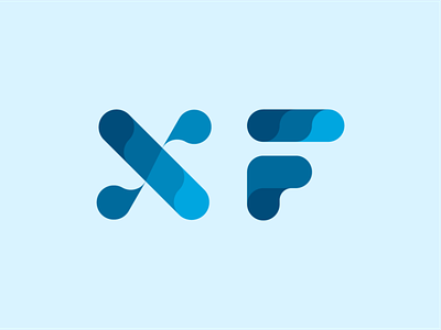 XF logo proposal adobe illustrator logo logo design logotype vector