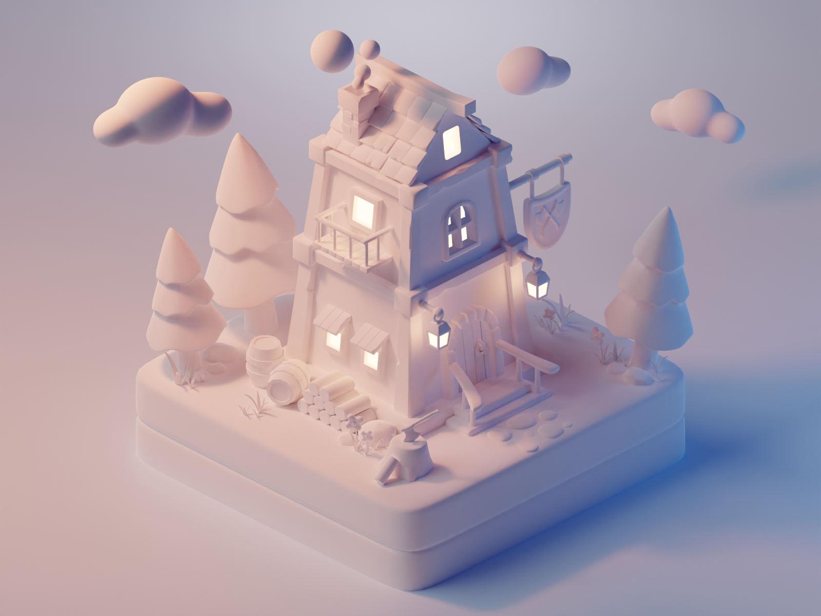 Clay Lumber Yard by Brian Moon 🌙 on Dribbble