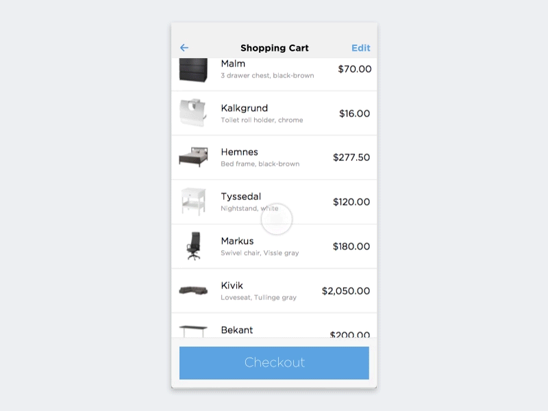 Payment UI animation app button credit ecommerce interaction list mobile payment principle ui ux