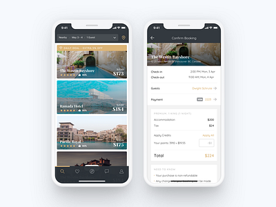 Travel App Designs (and Dribbble invites) android app booking checkout dribbble hotel invite ios mobile purchase travel trip