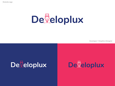 Developlux branding design illustration logo typography ui vector web web banner website