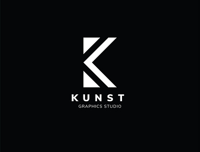 kunst graphics studio logo app branding design illustration logo type typography vector web banner website