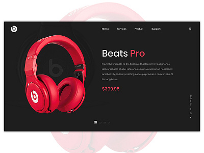 Fill Headphones Mokup File animation branding illustration logo minimal type typography ui ux web web banner website