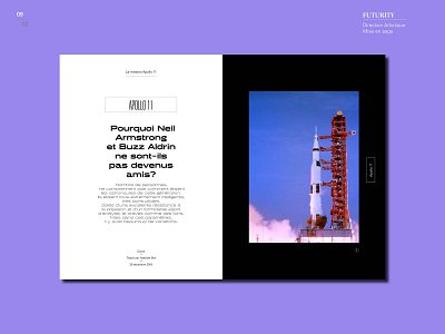 Editorial design : Moon art direction branding culture design editorial design futur innovation magazine moon redesign refont