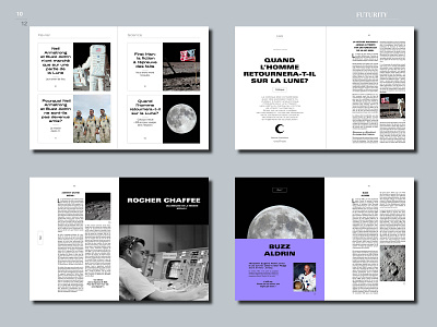 Editorial design : Moon