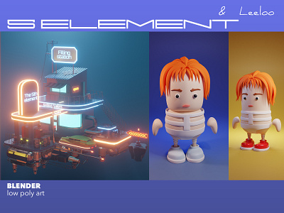 5th element 3dartwork blender blender3dart cycle design illustration lowpoly lowpolyart render