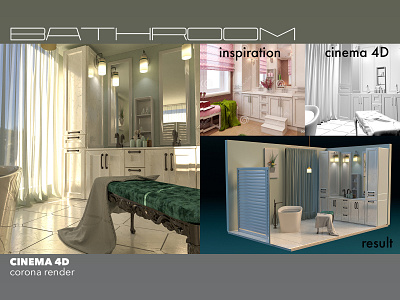Bathroom 3dmodeling bathroom cinema4d corona interior interiordesign