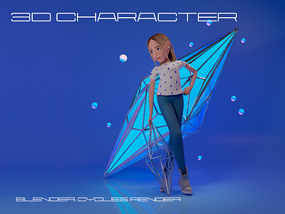 3D character 3d blender blender3dart character characterdesign design gamedev graphic design lowpoly lowpolyart